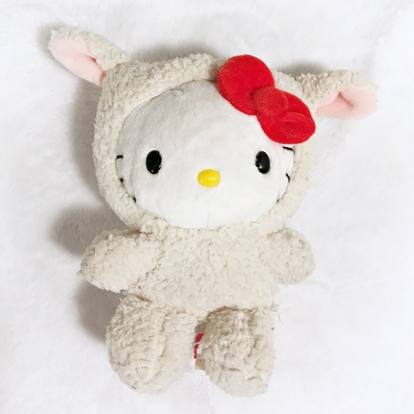 hello kitty lamb plush